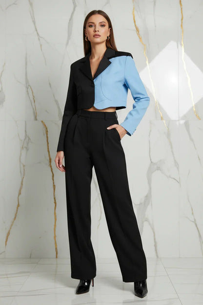 Full body shot with trousers