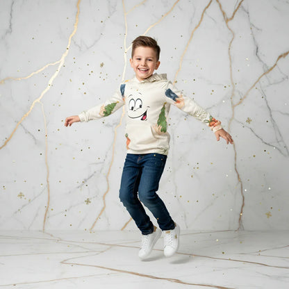 Full-length playful pose