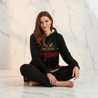 Full-length seated relaxed pose