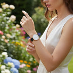 Garden setting with natural sunlight