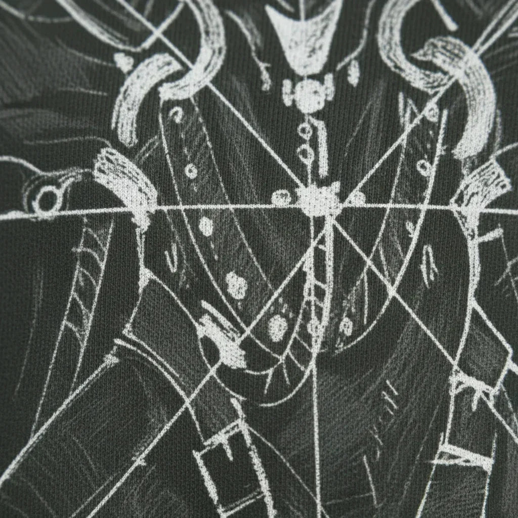 Geometric Print Close-Up