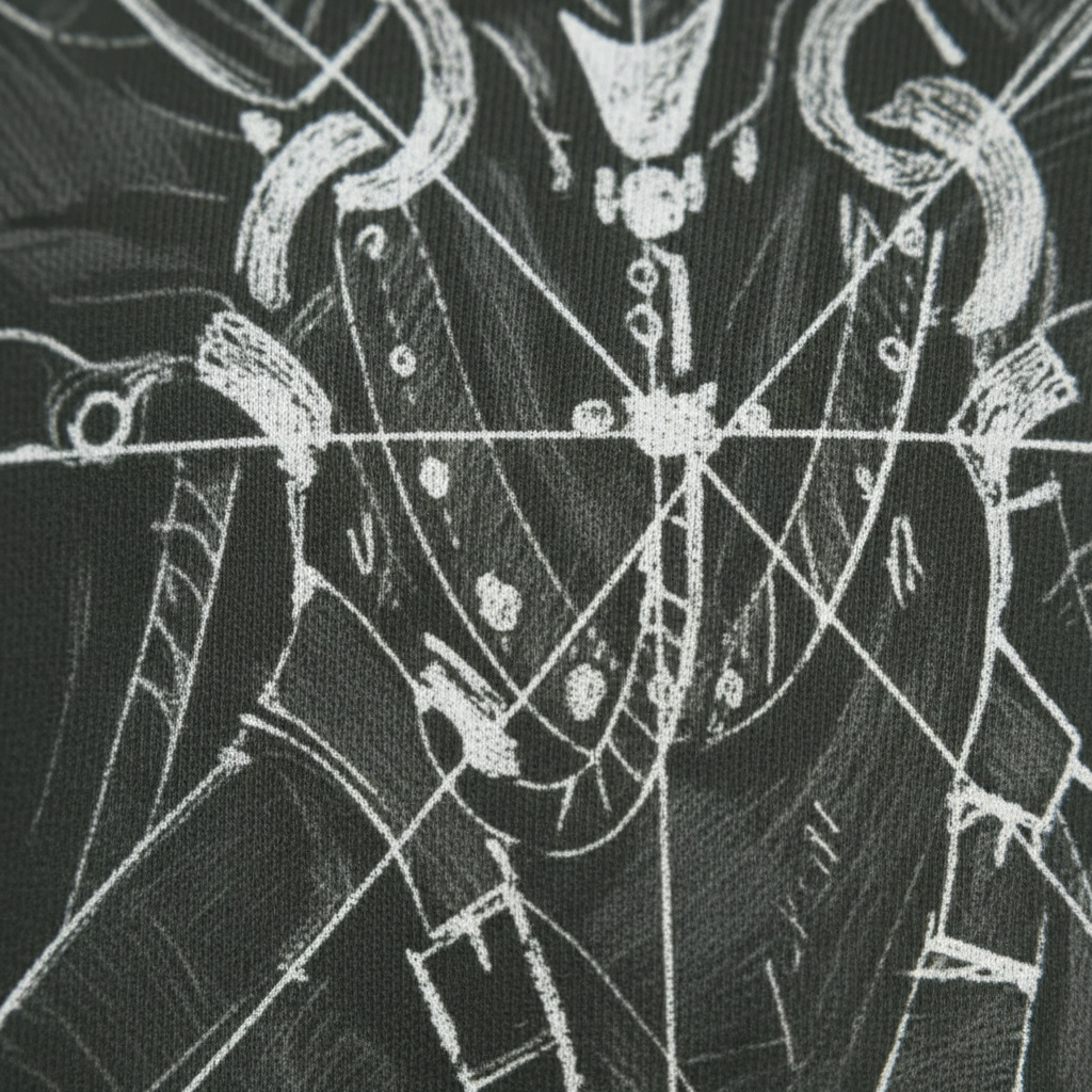 Geometric Print Close-Up