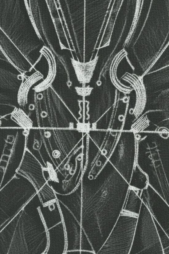 Geometric Print Close-Up