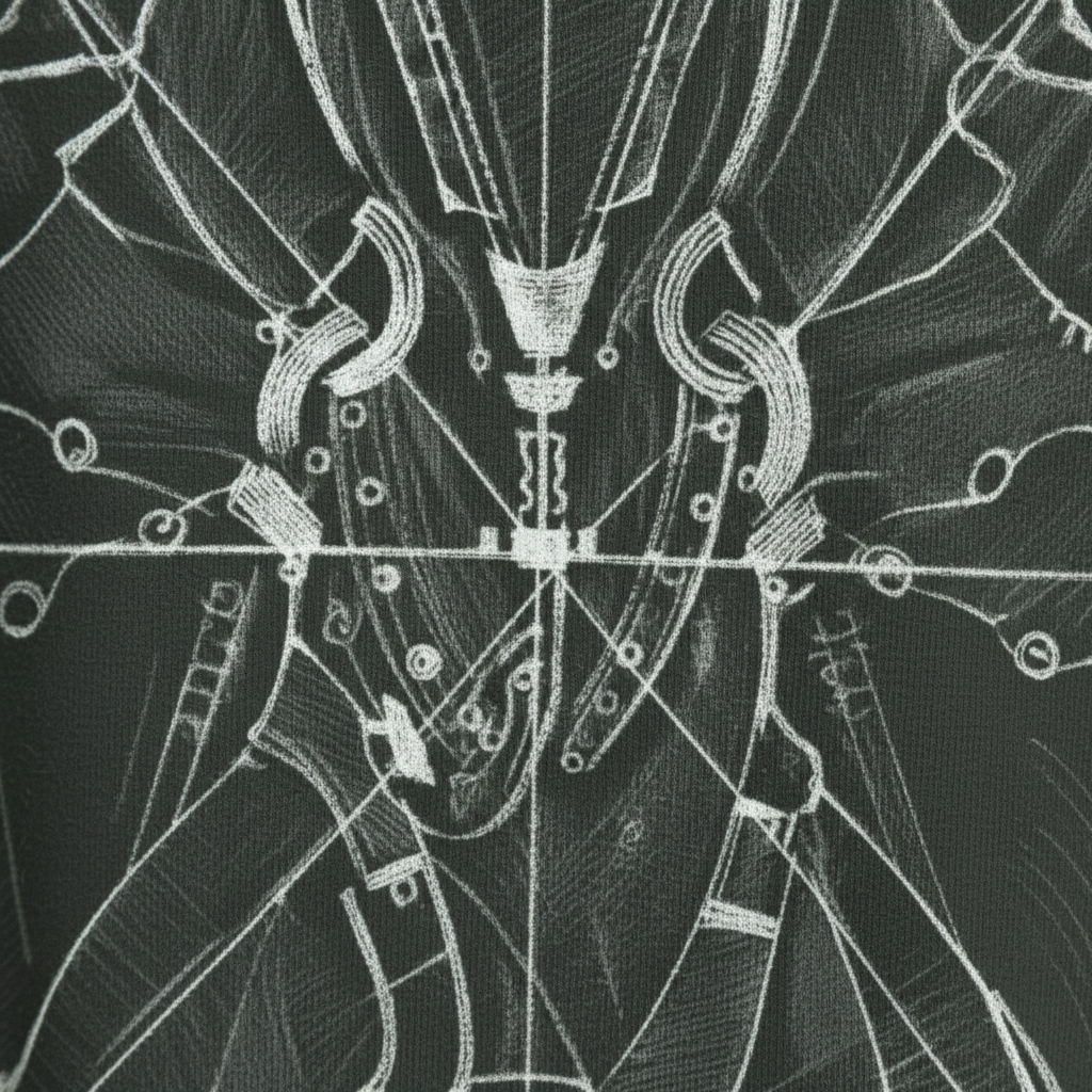 Geometric Print Close-Up