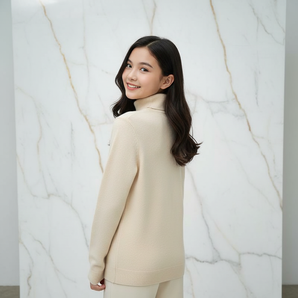 Girl Cream Studio Back Three-Quarter