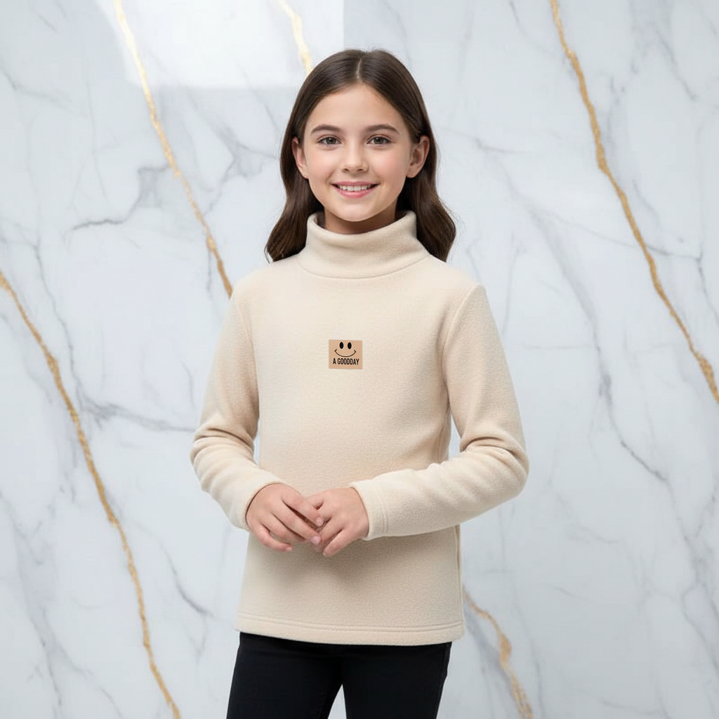 Double Sided German Fleece Good Cream Thickened Sweater