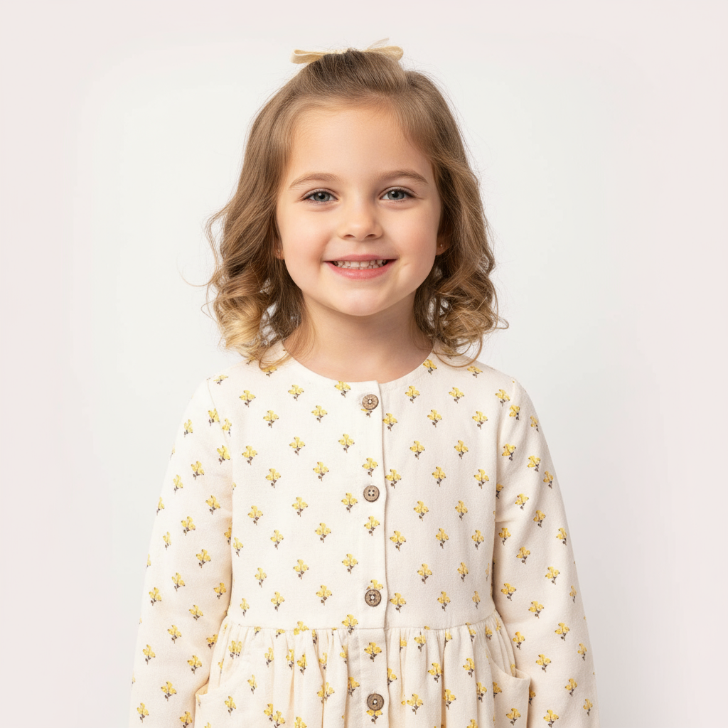 Girl in floral dress - Portrait