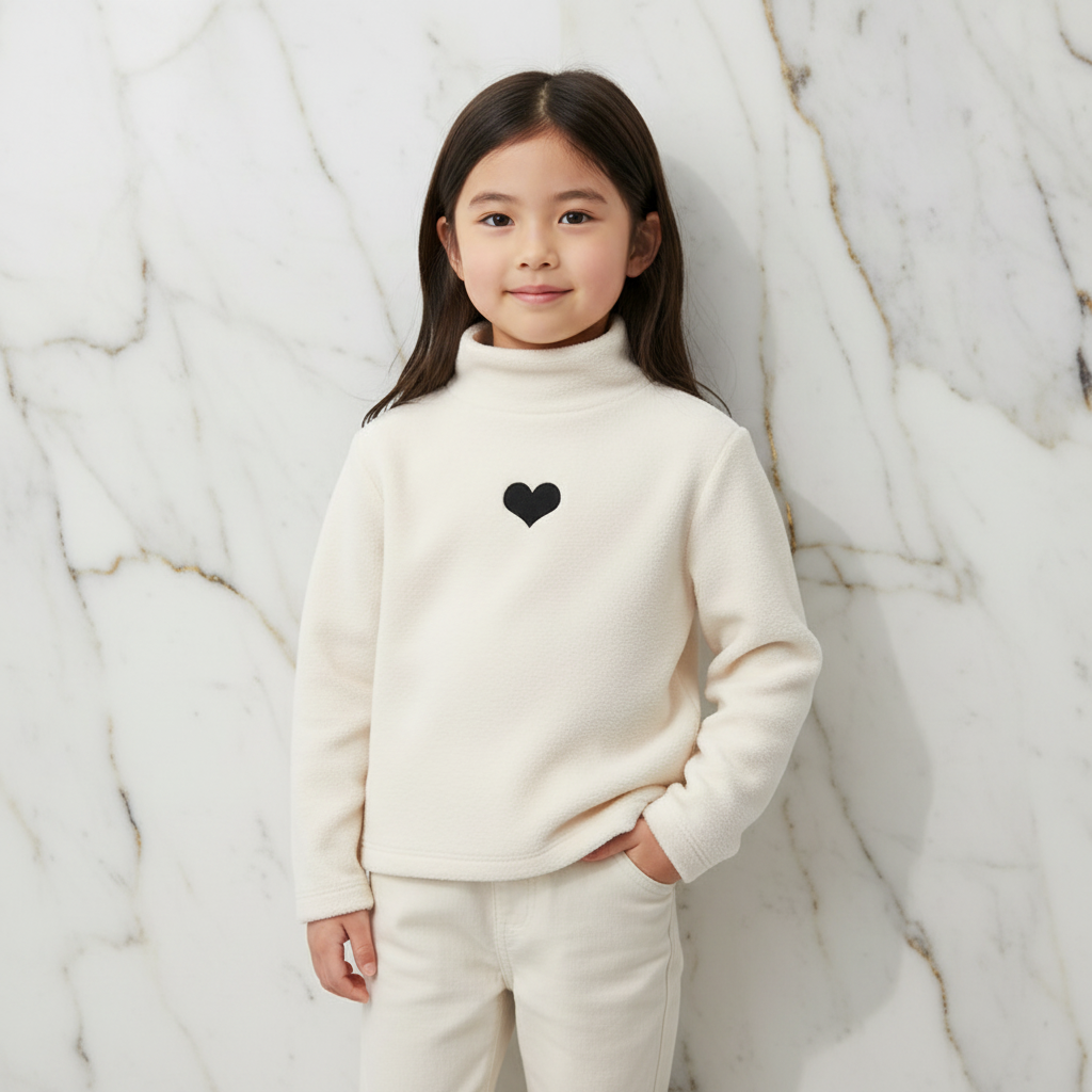 Girl in relaxed standing pose