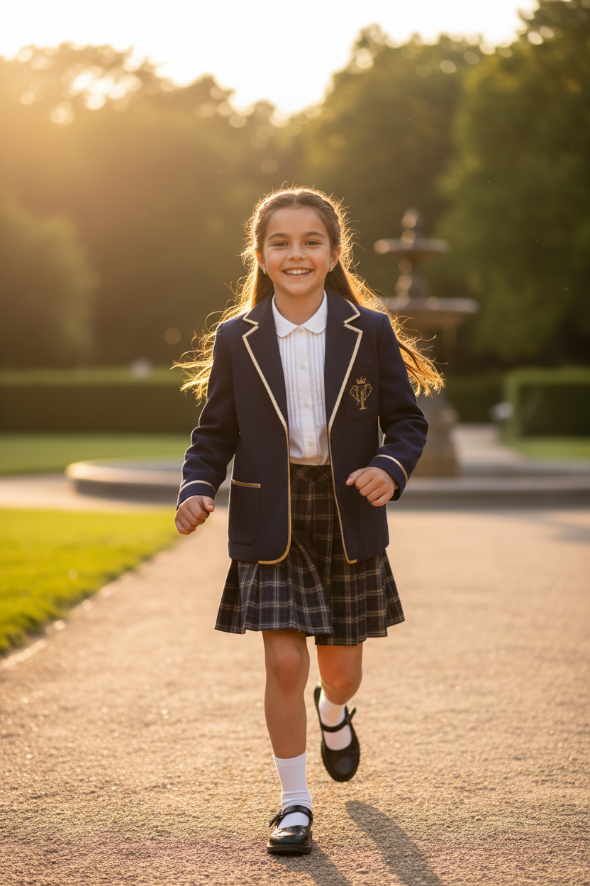 Girl Running Outdoor