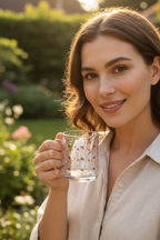Glass Mug Small - Front Close Up