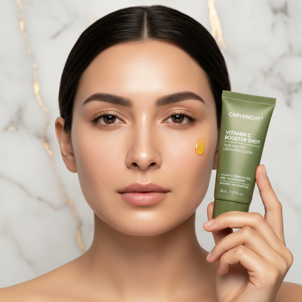 Glutathione Serum Split-Face Before After