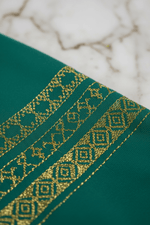 Gold Hem Embroidery Border