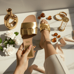 Gold Sandal Lifestyle Square