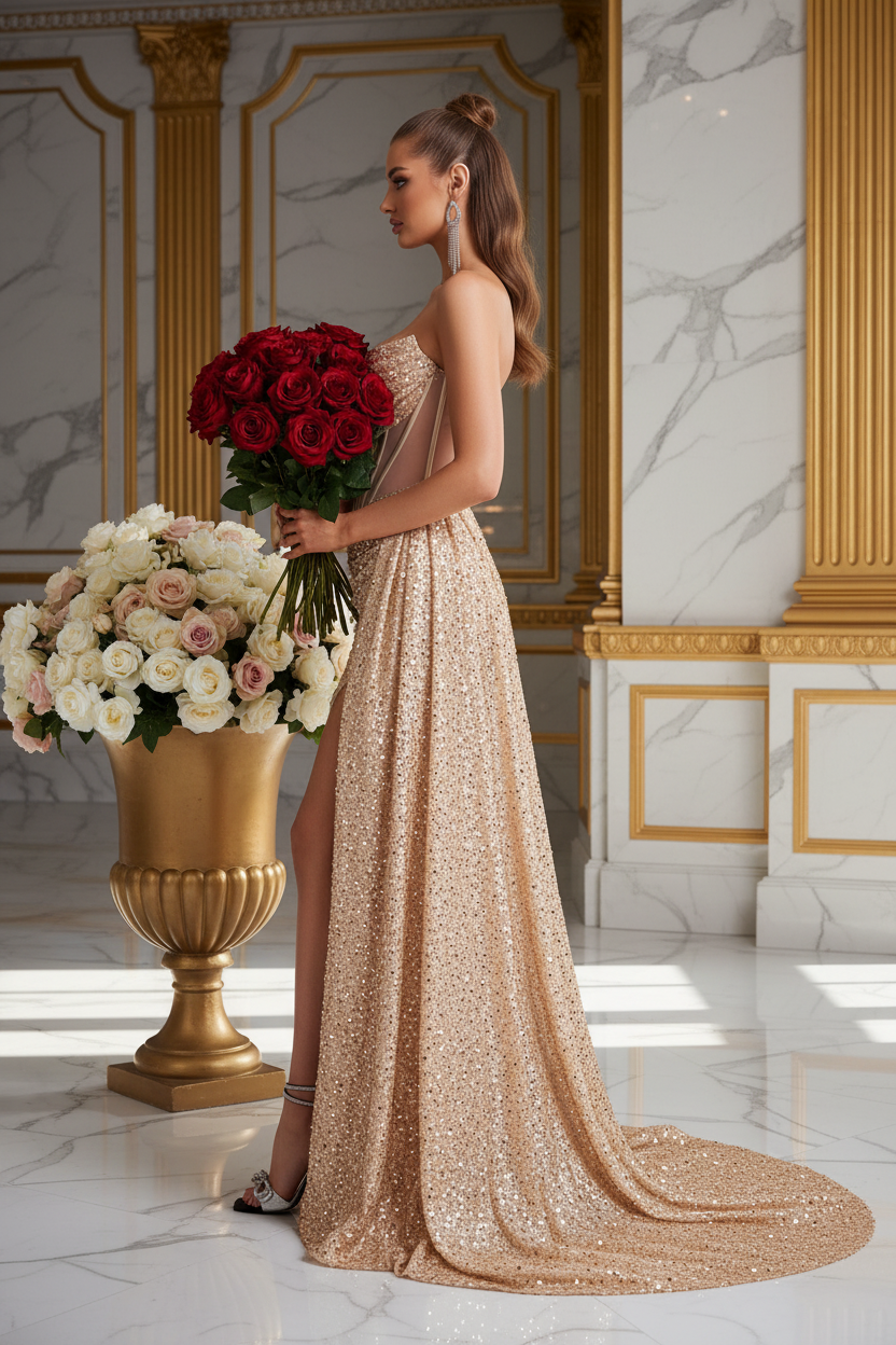 Gold Side Bouquet