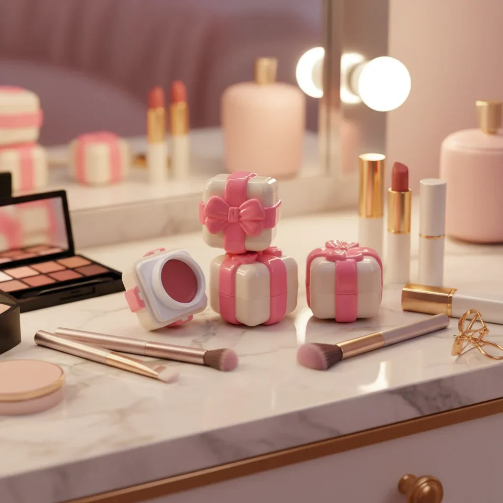 Golden Hour Makeup Display