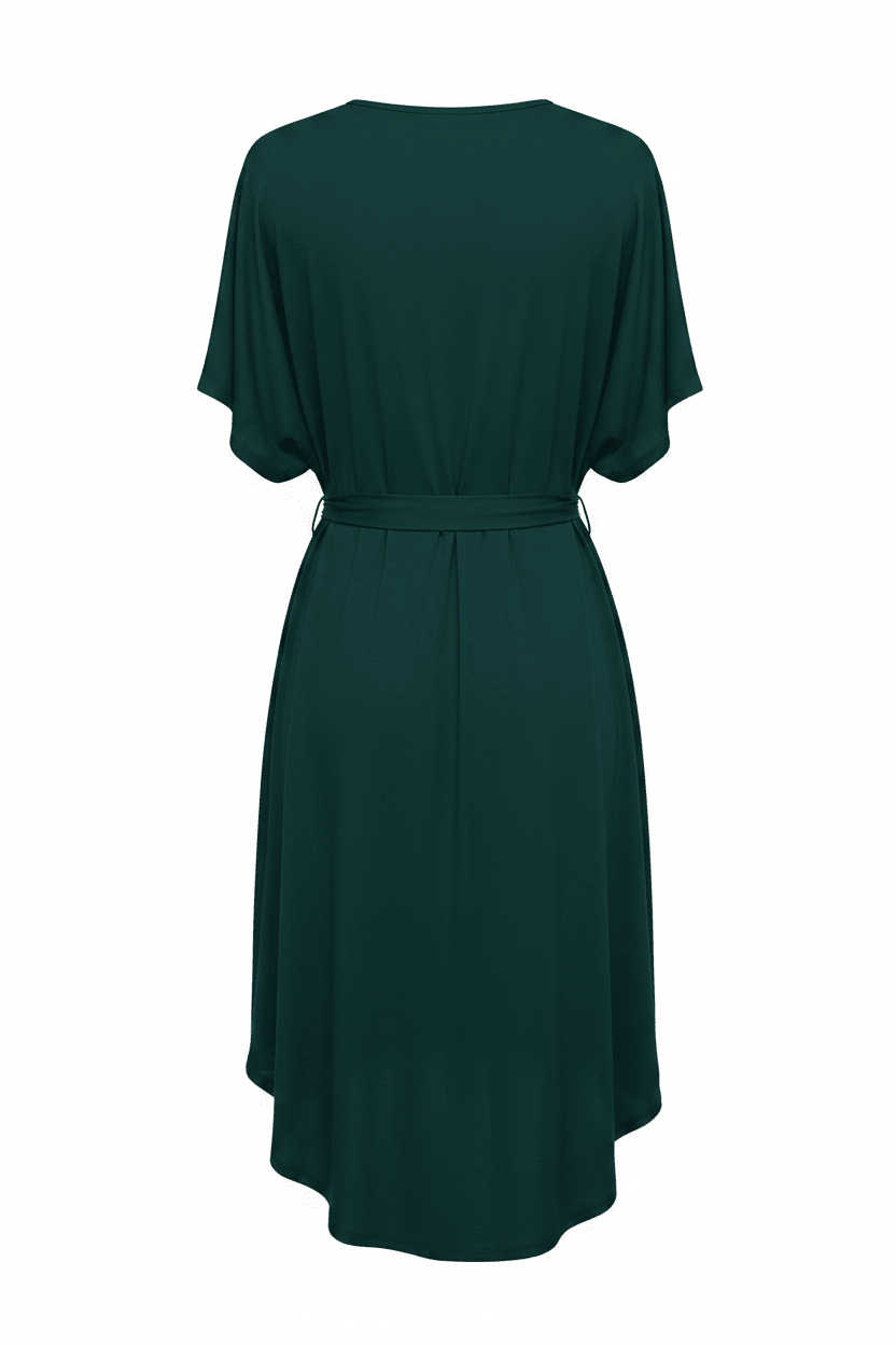 Green Dress - Ghost Back View