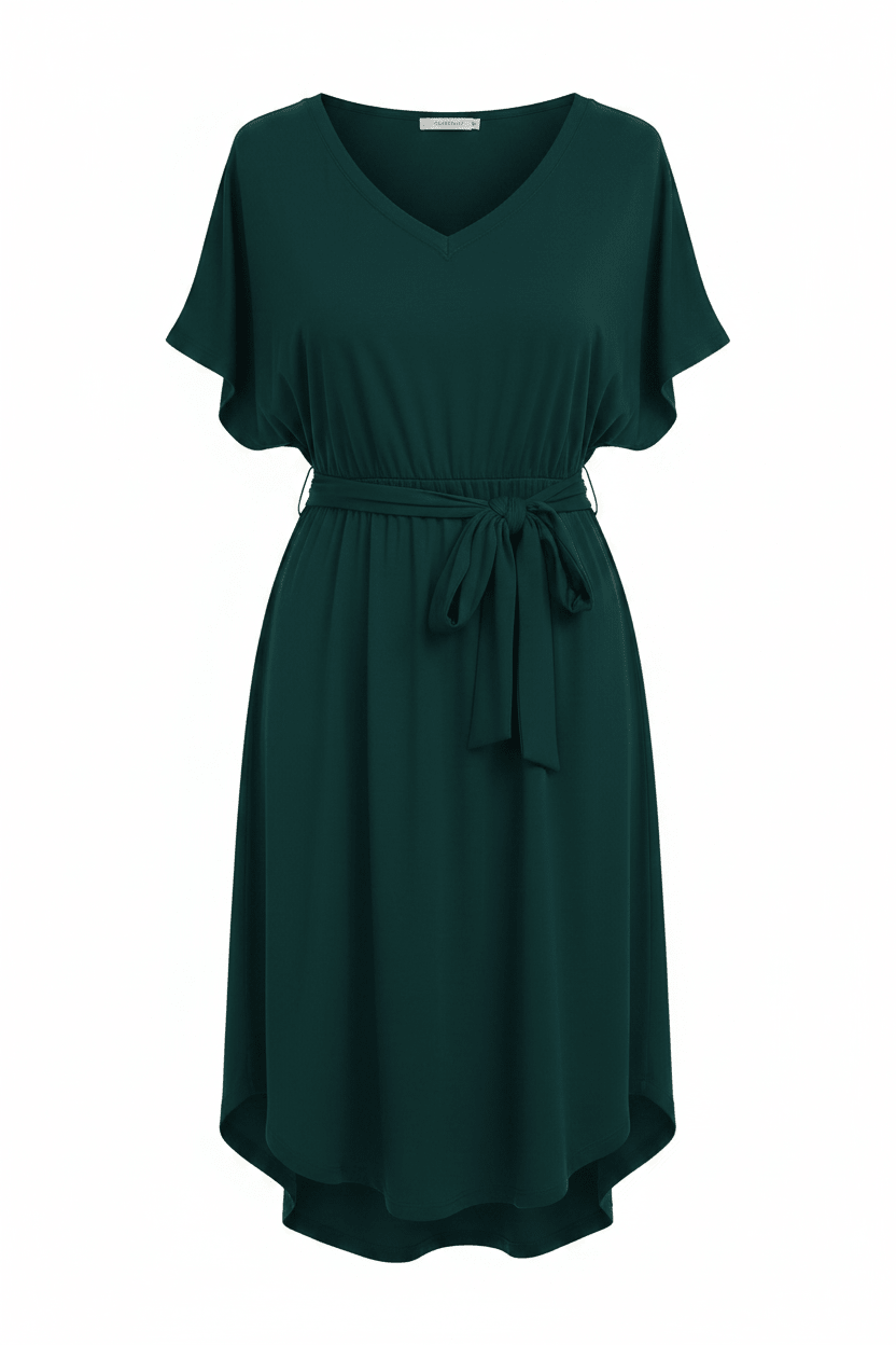 Green Dress - Ghost Front View