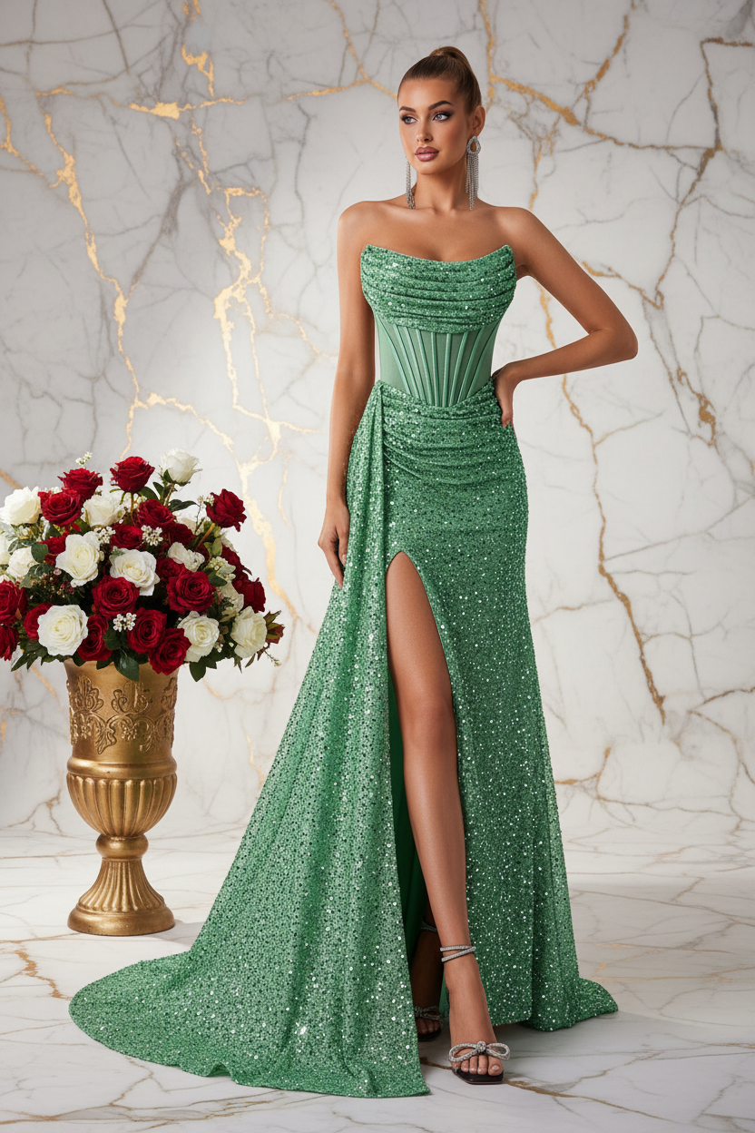 Green Front View
