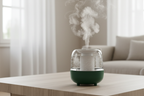 Green Humidifier Close-Up - Scandinavian