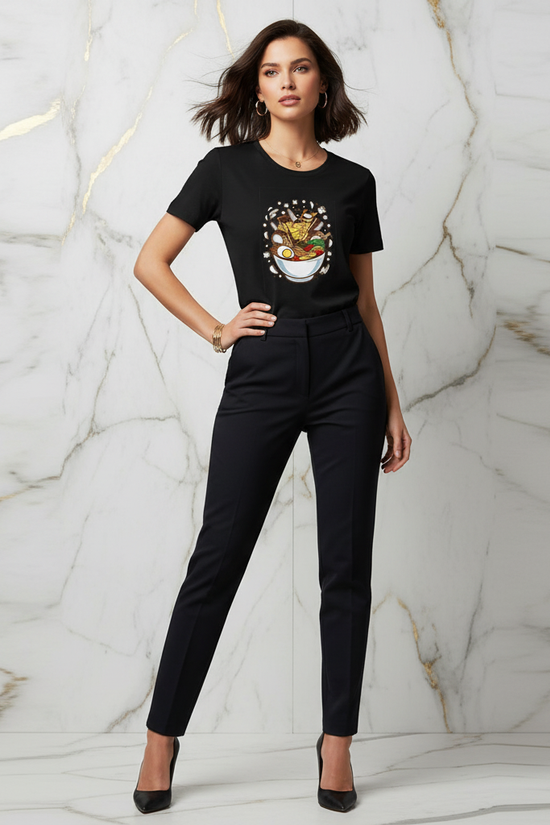 Hand on hip elegant pose