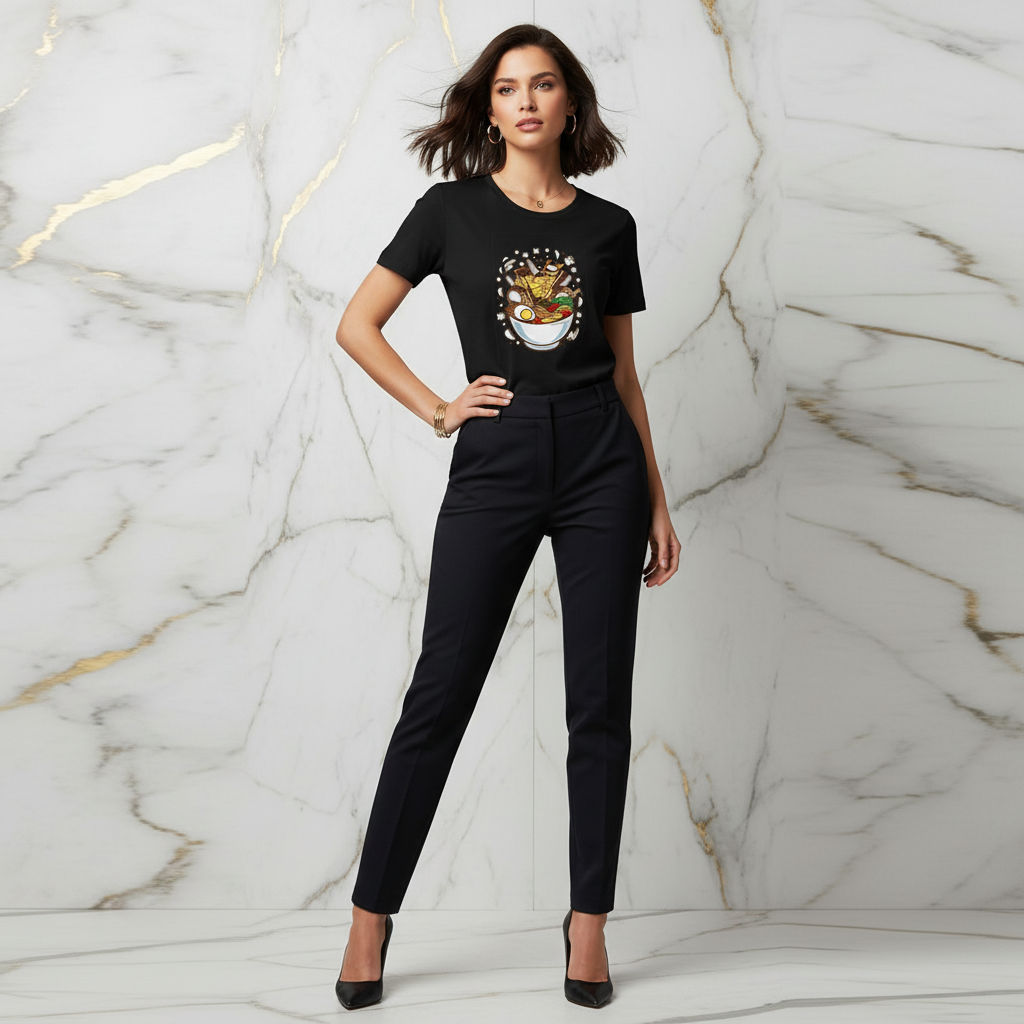 Hand on hip elegant pose