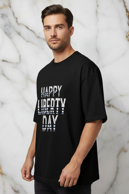 Happy Liberty Day T-Shirt - Back View