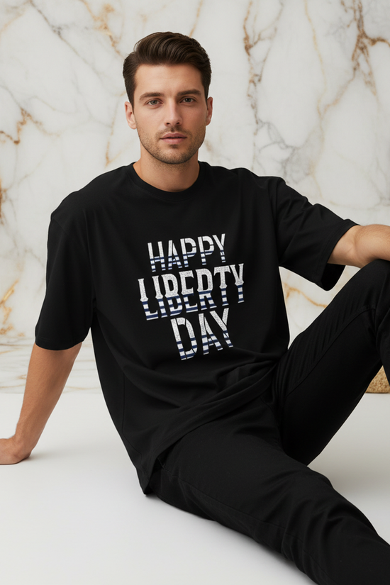 Happy Liberty Day T-Shirt - Seated