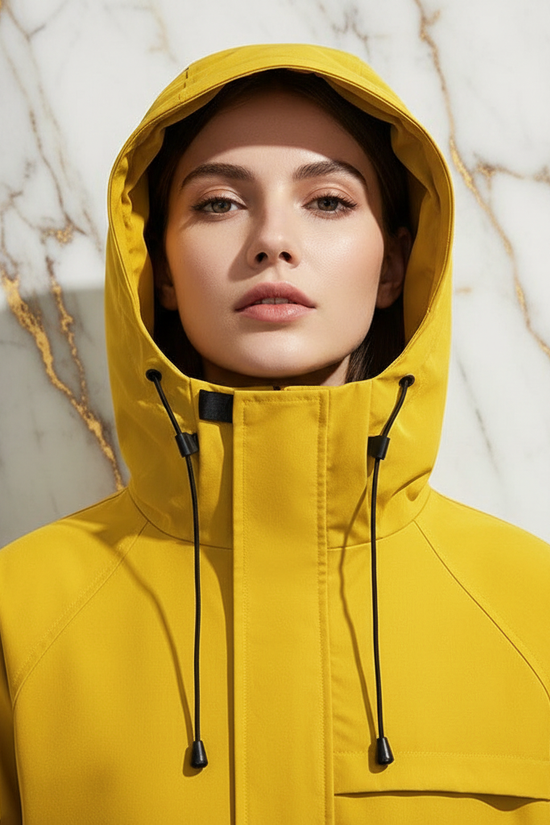 Hood Detail on Woman