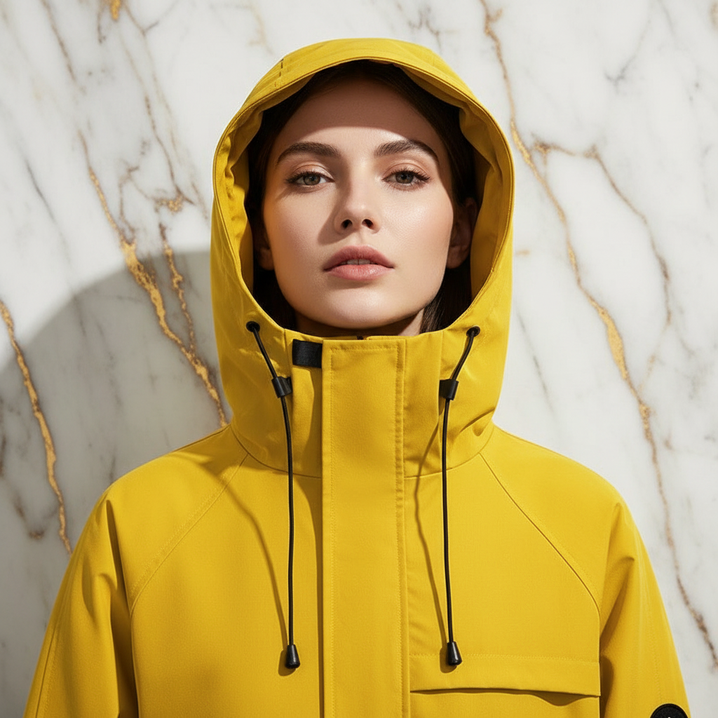 Hood Detail on Woman