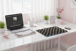 Image 3 - Airy workspace with sunlight streaming in