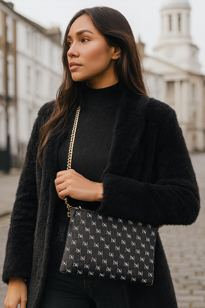 Nappa Leather NN Crossbody Bag