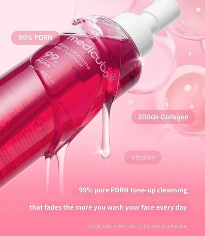 Medicube HYDRATING PDRN Gel to Foam Cleanser 200ml