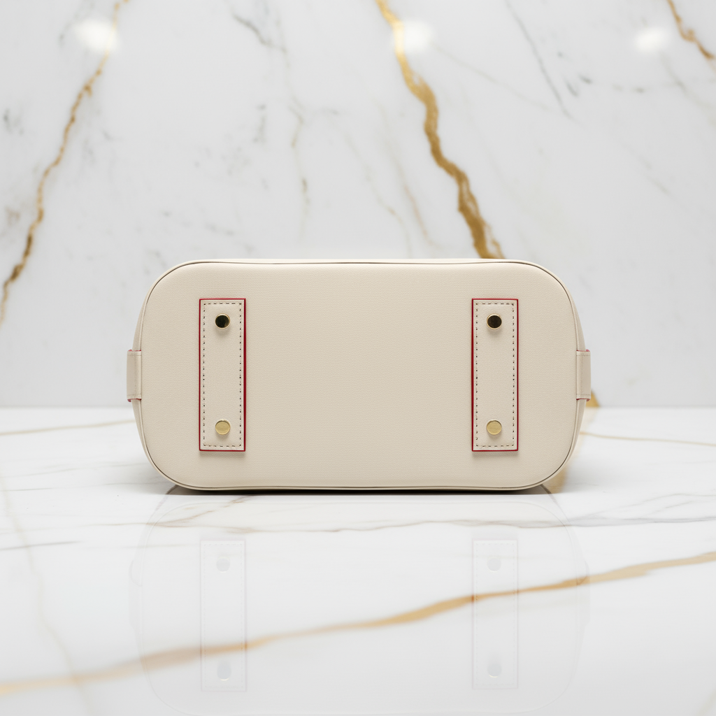 IVORYNN bag - bottom view on gold marble