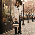 IVORYNN bag by café window