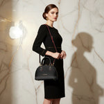 IVORYNN bag with gold marble - standing pose