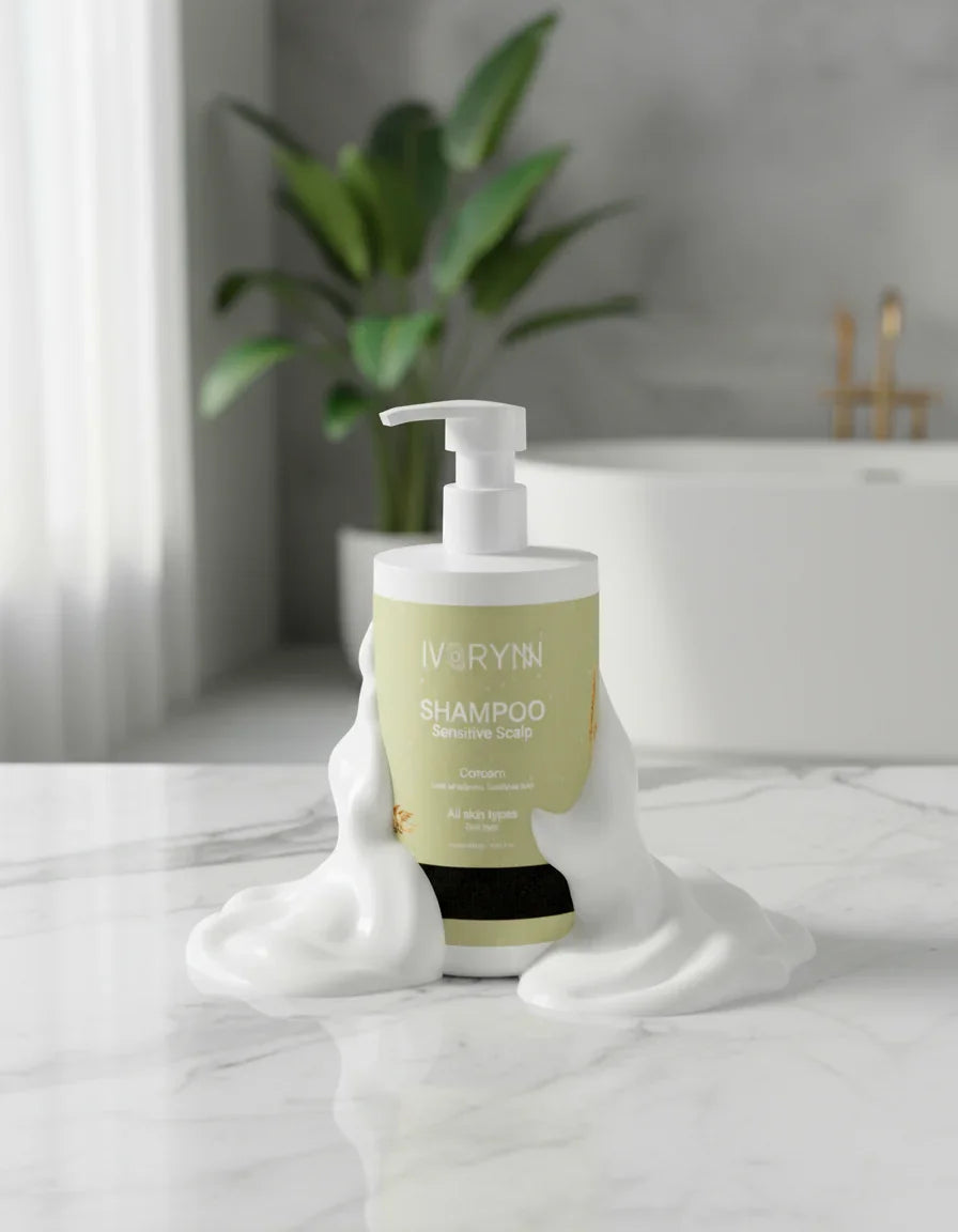 IVORYNN Shampoo on Marble