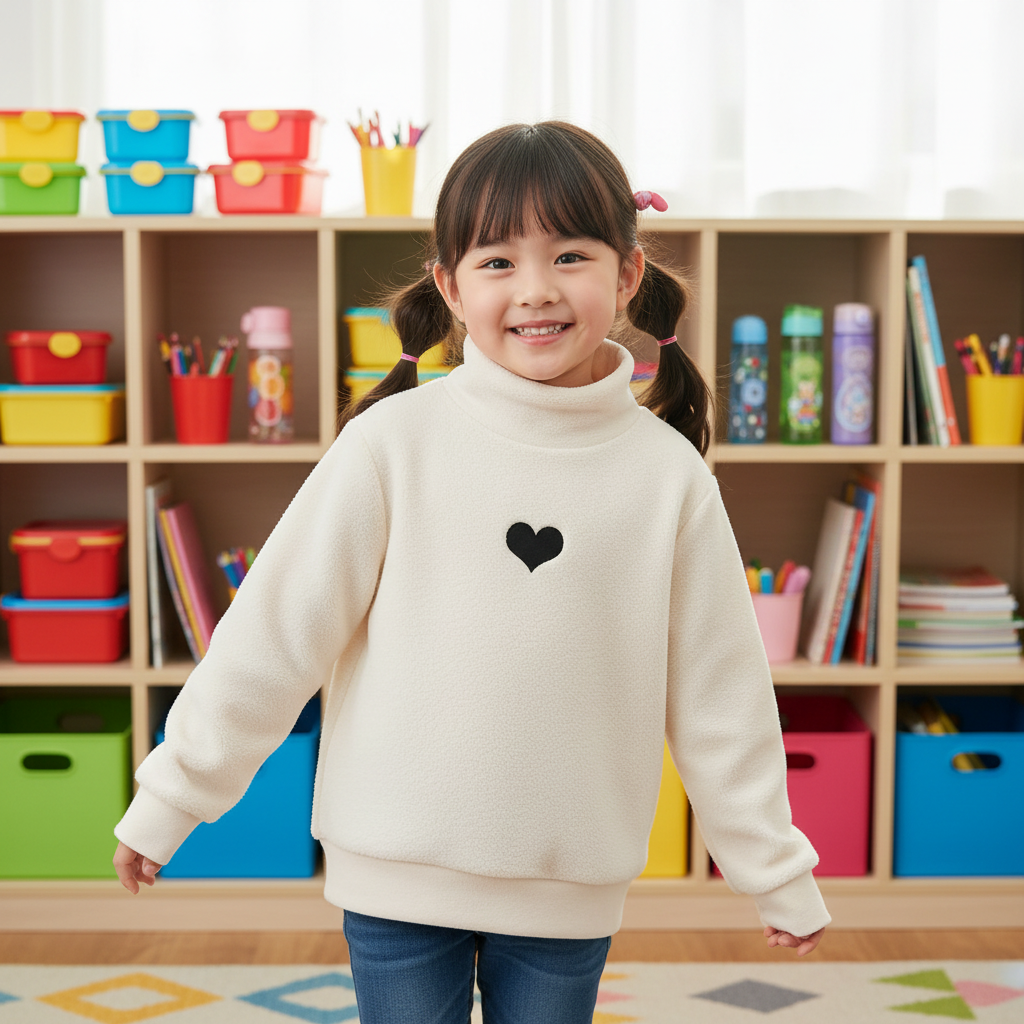 Japanese girl near cubbies