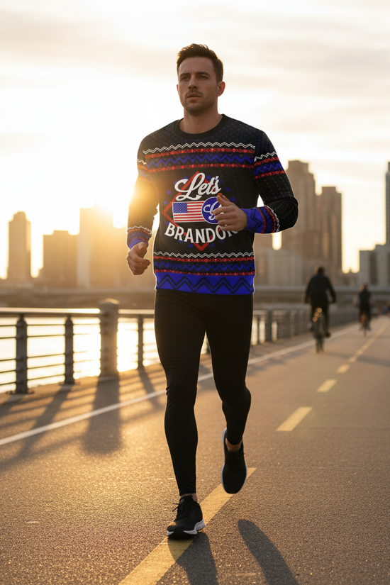 Jogging on scenic running path