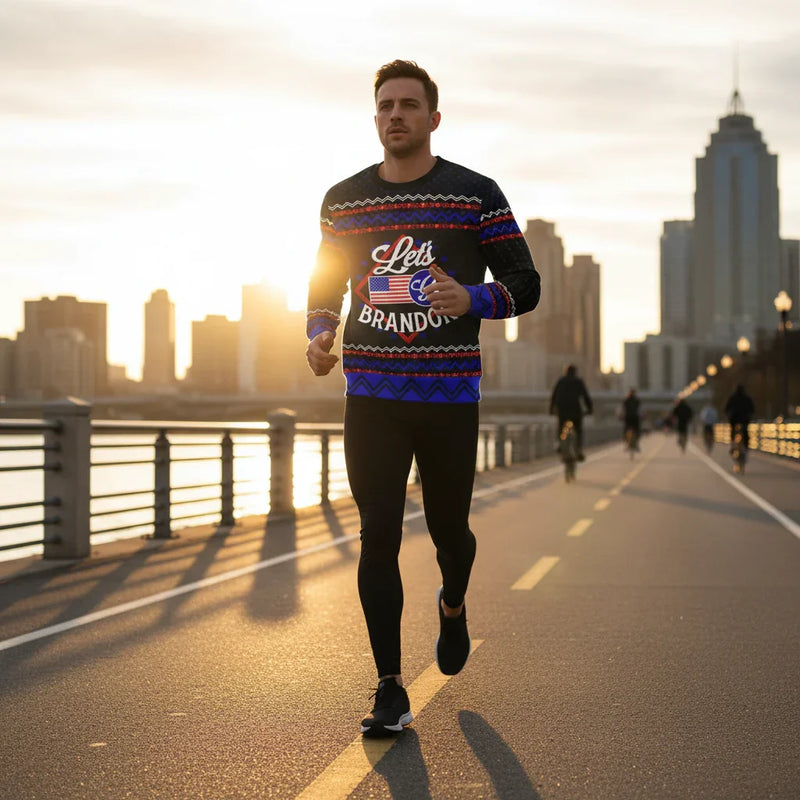 Jogging on scenic running path