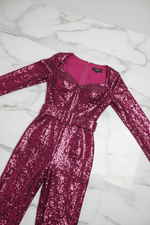 Jumpsuit Rose Red