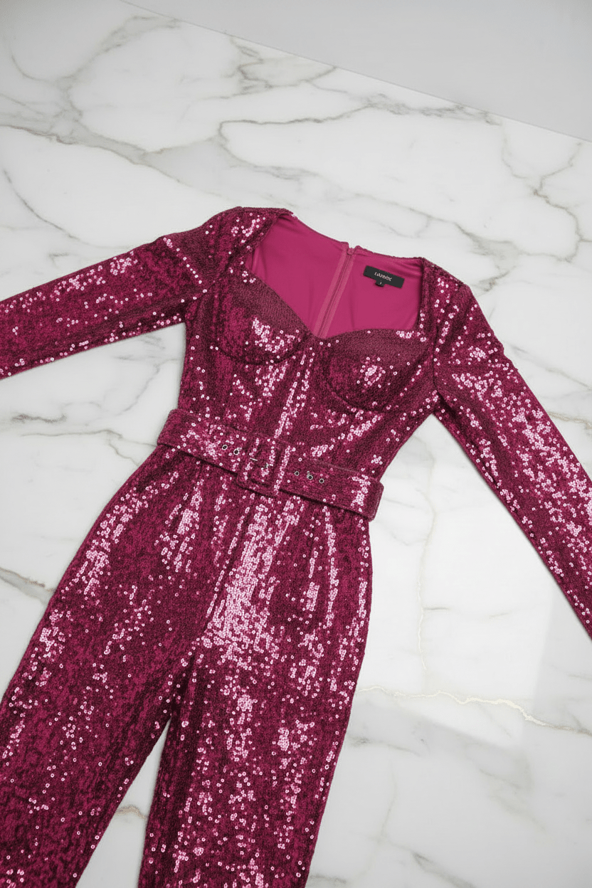 Jumpsuit Rose Red