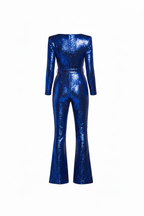 Jumpsuit Royal Blue Back