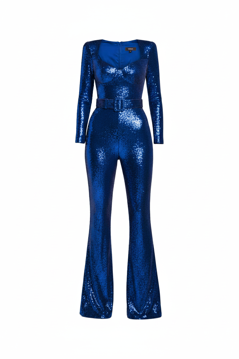 Jumpsuit Royal Blue Front