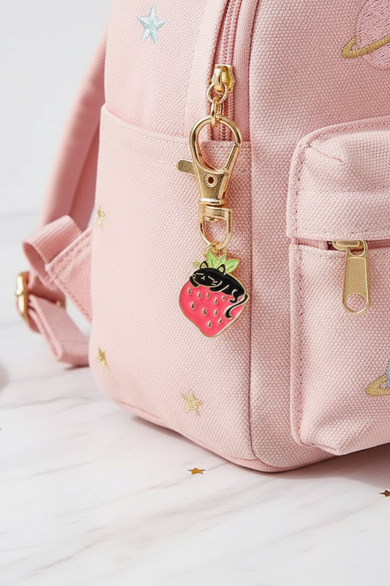 Keychain detail on bag