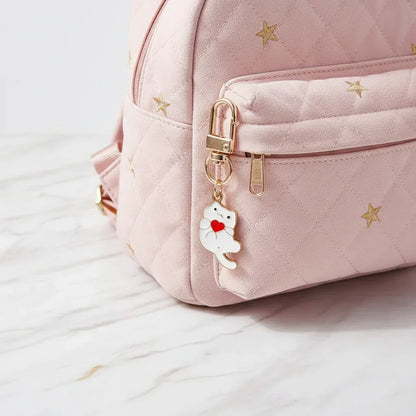 Keychain detail on bag