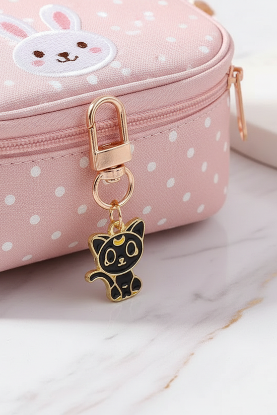 Keychain detail on bag