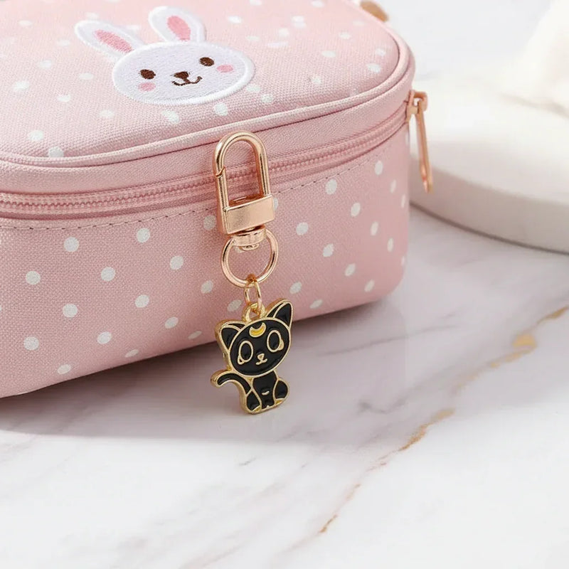 Keychain detail on bag