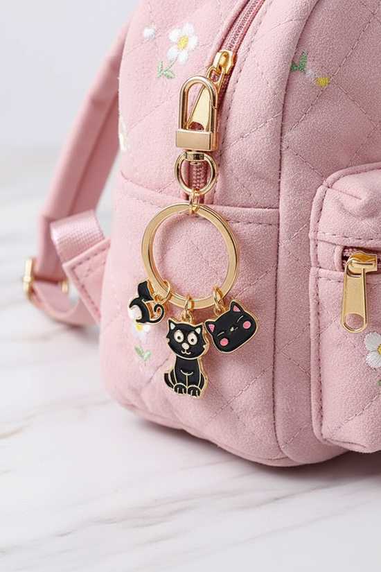 Keychain detail on bag