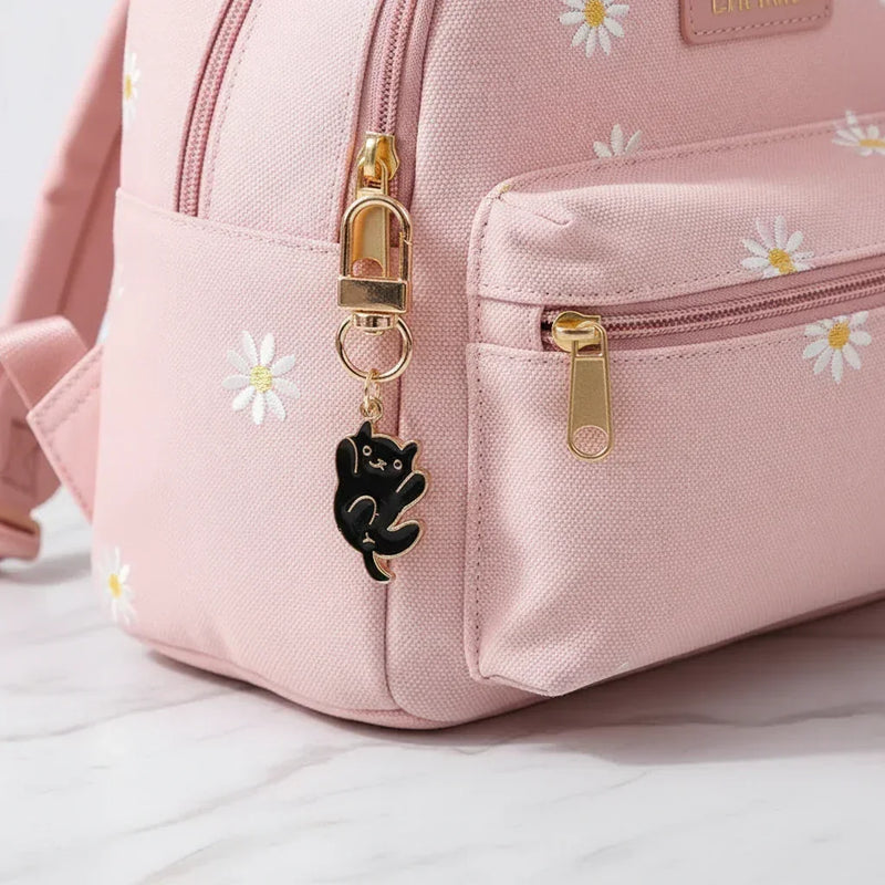 Keychain detail on bag