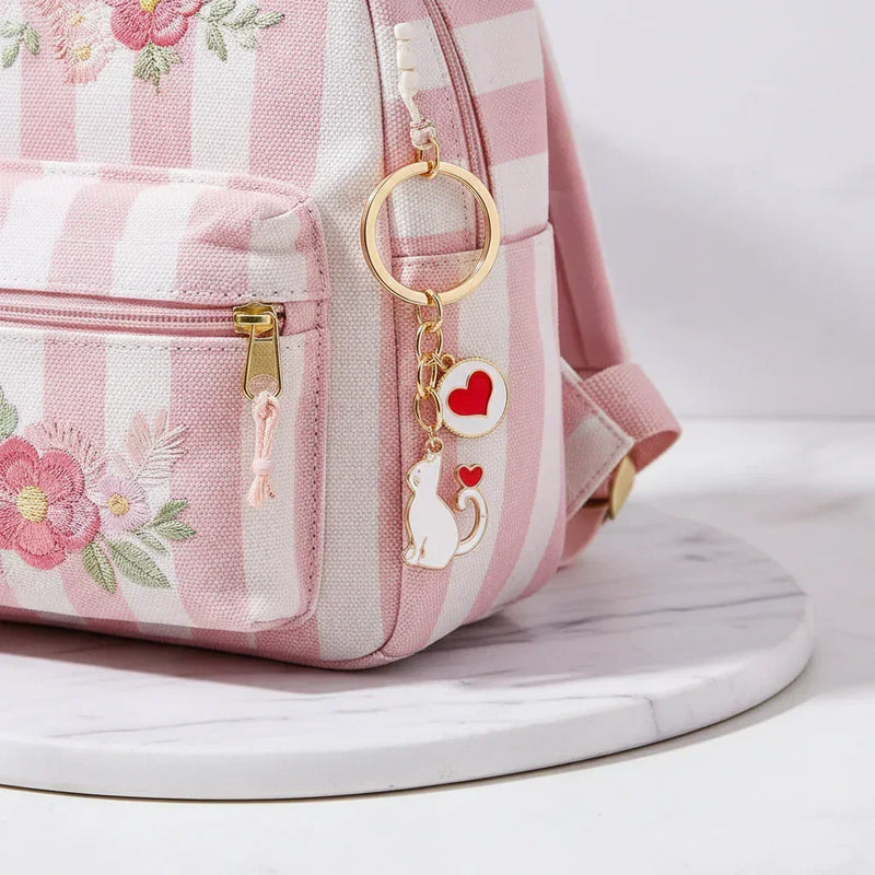 Keychain detail on bag